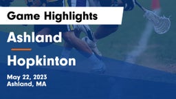 Ashland  vs Hopkinton  Game Highlights - May 22, 2023