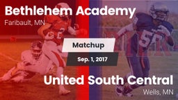 Matchup: Bethlehem Academy vs. United South Central  2017