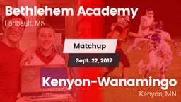 Matchup: Bethlehem Academy vs. Kenyon-Wanamingo  2017