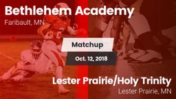 Matchup: Bethlehem Academy vs. Lester Prairie/Holy Trinity  2018