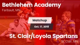 Matchup: Bethlehem Academy vs. St. Clair/Loyola Spartans 2018