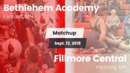 Matchup: Bethlehem Academy vs. Fillmore Central  2019
