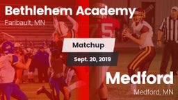 Matchup: Bethlehem Academy vs. Medford  2019