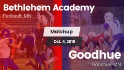 Matchup: Bethlehem Academy vs. Goodhue  2019
