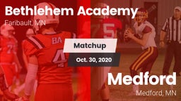 Matchup: Bethlehem Academy vs. Medford  2020