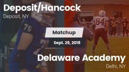 Matchup: Deposit/Hancock High vs. Delaware Academy  2017