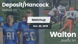 Matchup: Deposit/Hancock High vs. Walton  2017