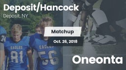 Matchup: Deposit/Hancock High vs. Oneonta 2017