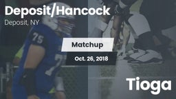 Matchup: Deposit/Hancock High vs. Tioga 2017