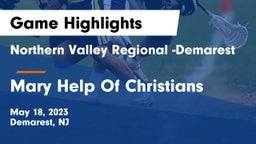 Northern Valley Regional -Demarest vs Mary Help Of Christians Game Highlights - May 18, 2023