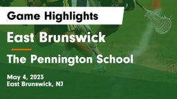 East Brunswick  vs The Pennington School Game Highlights - May 4, 2023