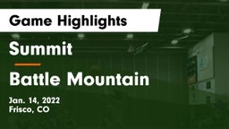 Summit  vs Battle Mountain  Game Highlights - Jan. 14, 2022