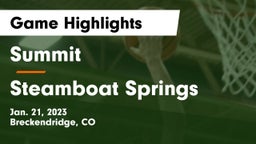 Summit  vs Steamboat Springs  Game Highlights - Jan. 21, 2023