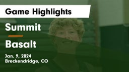 Summit  vs Basalt  Game Highlights - Jan. 9, 2024