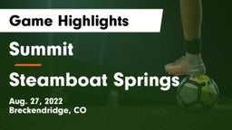 Summit  vs Steamboat Springs  Game Highlights - Aug. 27, 2022