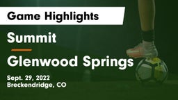 Summit  vs Glenwood Springs  Game Highlights - Sept. 29, 2022