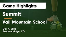 Summit  vs Vail Mountain School  Game Highlights - Oct. 4, 2022