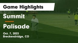 Summit  vs Palisade  Game Highlights - Oct. 7, 2023