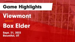 Viewmont  vs Box Elder Game Highlights - Sept. 21, 2023