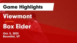 Viewmont  vs Box Elder Game Highlights - Oct. 5, 2023