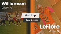 Matchup: Williamson High vs. LeFlore  2018