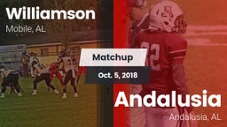Matchup: Williamson High vs. Andalusia  2018