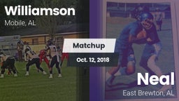 Matchup: Williamson High vs. Neal  2018