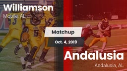 Matchup: Williamson High vs. Andalusia  2019