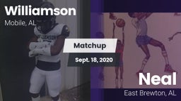 Matchup: Williamson High vs. Neal  2020