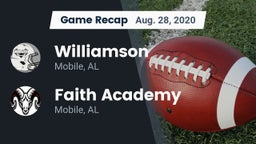 Recap: Williamson  vs. Faith Academy  2020
