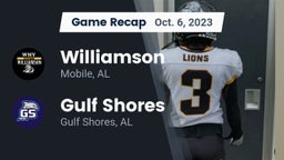 Recap: Williamson  vs. Gulf Shores  2023