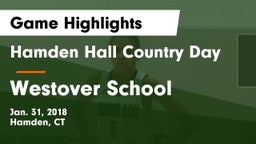 Hamden Hall Country Day  vs Westover School Game Highlights - Jan. 31, 2018