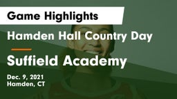 Hamden Hall Country Day  vs Suffield Academy Game Highlights - Dec. 9, 2021