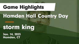 Hamden Hall Country Day  vs storm king  Game Highlights - Jan. 14, 2023