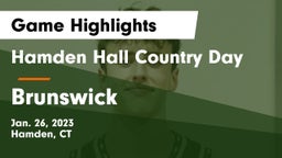 Hamden Hall Country Day  vs Brunswick  Game Highlights - Jan. 26, 2023