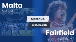 Matchup: Malta  vs. Fairfield  2017