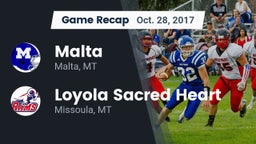 Recap: Malta  vs. Loyola Sacred Heart  2017
