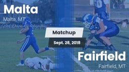 Matchup: Malta  vs. Fairfield  2018