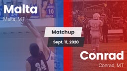 Matchup: Malta  vs. Conrad  2020
