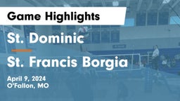 St. Dominic  vs St. Francis Borgia  Game Highlights - April 9, 2024