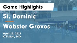St. Dominic  vs Webster Groves  Game Highlights - April 22, 2024