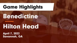 Benedictine  vs Hilton Head  Game Highlights - April 7, 2022
