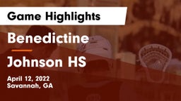 Benedictine  vs Johnson HS Game Highlights - April 12, 2022
