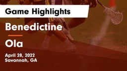 Benedictine  vs Ola  Game Highlights - April 28, 2022