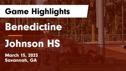 Benedictine  vs Johnson HS Game Highlights - March 15, 2023