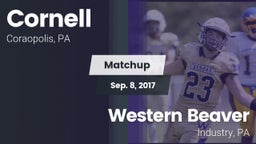 Matchup: Cornell  vs. Western Beaver  2017