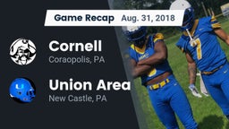 Recap: Cornell  vs. Union Area  2018