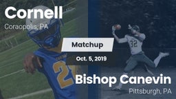 Matchup: Cornell  vs. Bishop Canevin  2019