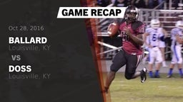 Recap: Ballard  vs. Doss  2016