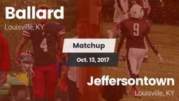 Matchup: Ballard vs. Jeffersontown  2017